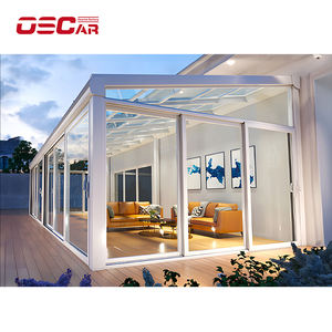 حاوية فناء حديقة شتوية جاهزة الصنع ، منزل قائم بوقوف حر في 3 مواسم 4 مواسم ، منزل زجاجي لغرف الشمس من الألومنيوم - Product Image 3