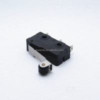 Micro-interrupteur à levier droit certifié ISO9001, marque KD, modèle MX-98, 3 bornes, 3A 125V AC SPST, noir, 100K, vente en gros