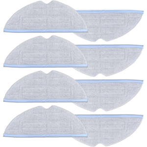 Hot Sales Microfiber Vacuum <b>Mop</b> Cloth Pads S7 S7+ S7 MaxV MaxV+ T7S T7+ T7S+ Robot Vacuums Household Cleaners Microfiber Replace - Product Image 1