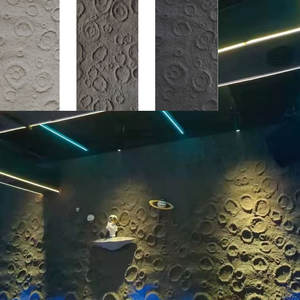 PU pierre lunaire léger pierre culturelle fond mur Simulation pierre POP cratère surface lunaire soulagement - Product Image 3
