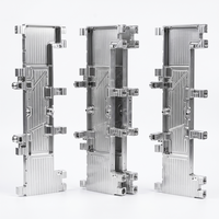 Plaque de refroidissement liquide en aluminium usinée CNC sur mesure OEM, bloc d'eau, dissipateur thermique, radiateur pour la gestion thermique des GPU et CPU des serveurs IA