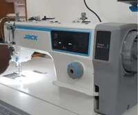 Nouvelle machine à coudre industrielle JACK A2C à aiguille simple, point droit, avec coupe-fil automatique