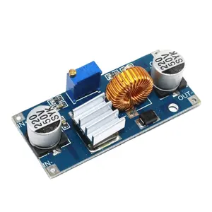 Xl4015 E1 Dc 4-38v至1.25-36v降压可调电源模块5a带散热器的发光二极管锂充电器