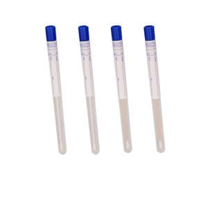 Monouso Test rapido nasale Vtm campionamento <span class=keywords><strong>Sterile</strong></span> floccaggio medico 10cm femmina tampone con tubo - Product Image 4
