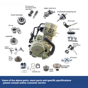 Moteur de scooter D130 refroidi par air, moteur de moto, moteur de tricycle, motores de moto - Product Image 3