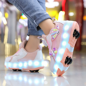 Scarpe per Bambini Cema con Luci LED e Ricarica USB, Calzature Lampeggianti Traspiranti Casual per Bambini - Product Image 6