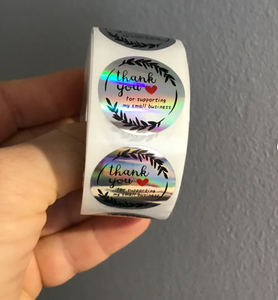 Logotipo de diseño personalizado, pegatinas de agradecimiento para pequeños negocios - Product Image 4