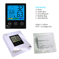 Station météo numérique CH-909, horloge de table, température et humidité, thermomètre électronique sans fil pour la maison