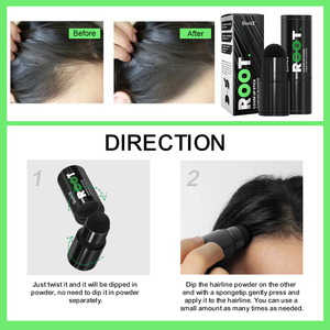Private Label Natural Gray <strong>Hair</strong> Root Touch up <strong>Dye</strong> Waterproof Hairline Shadow Powder <strong>Hair</strong> Concealer - Product Image 6