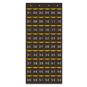 Organizador de pared/puerta numerado para aulas, con soporte para calculadoras y teléfonos móviles - Product Image 3