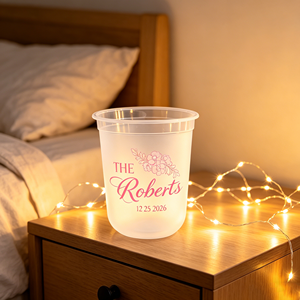 Vasos Desechables de Espuma de Poliestireno de 16 oz con Diseño de Mascotas, Logotipo Personalizado al por Mayor, para Bebidas Frías para Llevar, Vasos de Plástico Blanco para Bodas - Product Image 1