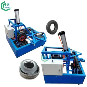 waste tire recycling cutting tires machine used truck tire sidewall cutter