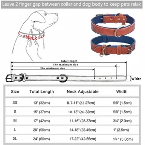 <span class=keywords><strong>Collar</strong></span> ajustable de cuero PU para perro, <span class=keywords><strong>collar</strong></span> de estilo lujoso con relleno suave para mascotas, pequeño, mediano, grande, Pitbull, Labrador, hebilla de Pug - Product Image 3