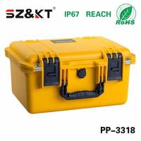 Boîte à outils en plastique PP rigide de haute qualité à bas prix, étanche IP67, résistante aux chocs IK10, pour protéger les appareils photo, avec mousse de protection