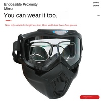 ZIXI ZX-H001 plein visage Anti-buée PP masque de Protection tactique pour CS Harley moto équitation vent sable Protection visage bouclier