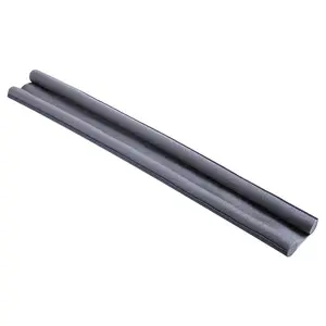 Silicone Rubber Door Bottom Sealing Strip Guard, Flexible and Durable, Reduce Noise and Energy Loss, Fit for Any Door Gap