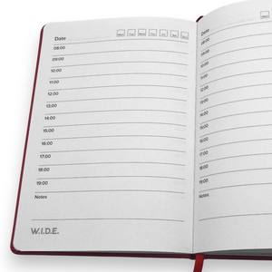 Quaderno con copertina rigida A5 da 80 pagine per studenti - Agenda di studio portatile per <span class=keywords><strong>università</strong></span> e college - Product Image 4