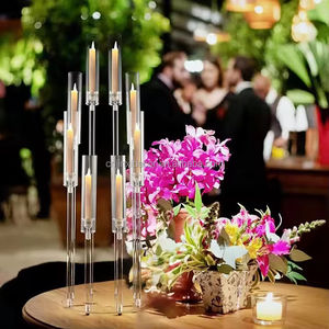 เชิงเทียนอะคริลิค 8 หัว สำหรับงานแต่งงาน ตกแต่งโต๊ะกลาง งานเลี้ยง วางดอกไม้ - Product Image 4
