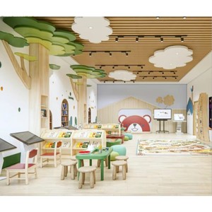 Children Play Equipment Kindergarten Decoration School Furniture Custom interior design commercial store decoration Renovation - Product Image 1