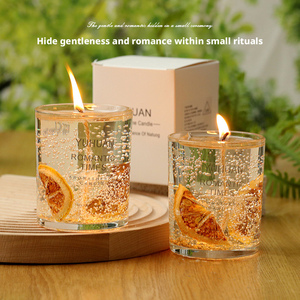 Velas de Cera de Soja Hechas a Mano, Diseño Floral Moderno y Bonito, Aroma a Jazmín, en Frasco de Vidrio, Veganas, Ecológicas, Personalizadas para Bodas - Product Image 3