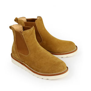 Botas <span class=keywords><strong>Chelsea</strong></span> de Cuero Diseñadas para Largas Jornadas de Trabajo con Construcción Goodyear, Fábrica de Origen, Calidad Estable, Soporte OEM - Product Image 1