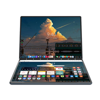 Gratis Ongkir Laptop 2in1 Intel N150 Quad Core Layar Sentuh Ganda 14 Inci RAM 32GB SSD 2TB 1920*1200 IPS Laptop Bisnis Portabel