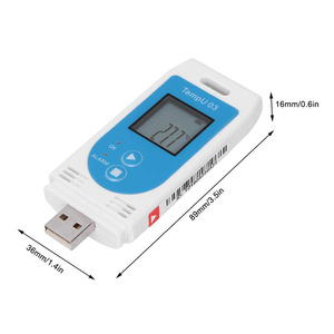 เครื่องบันทึกข้อมูลอุณหภูมิแบบ USB 2.0 รุ่น TempU03 ความจุ 32000 จุด พร้อมหน้าจอ LCD สำหรับระบบควบคุมอุณหภูมิ (Cold Chain) - Product Image 5