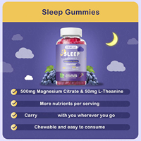 Gummies pour le sommeil OEM, gummies à la mélatonine avec citrate de magnésium, supplément de L-théanine pour le sommeil, l'humeur et la relaxation