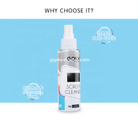 Kit de nettoyage pour ordinateur, nettoyant liquide pour ordinateur portable, spray pour écran LCD, kit de protection d'écran avec brosse pour clavier et chiffon