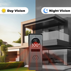 Night Vision Home <span class=keywords><strong>intercom</strong></span> chuông cửa với 4 có dây <span class=keywords><strong>video</strong></span> hỗ trợ <span class=keywords><strong>7</strong></span> inch màn hình Màn hình HD Hệ thống camera - Product Image 4