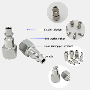 Kit de Conexión Rápida NPT de 1/4'' de Acero Inoxidable, Pistola de Pulverización con Conector NPT de 3/8'' para Limpieza de Autos, Manguera de Bomba de Agua, Lavadora a Presión - Product Image 6
