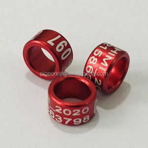 Hoge Kwaliteit Rechte Aluminium Vogel Ringen Kanarie Been Ringen Papegaai Ringen - Product Image 4