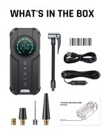Haute qualité Portable Mini compresseur d'air multifonctionnel gonfleur de pneu de voiture avec téléphone charge SOS alarme SOS fonction d'alarme