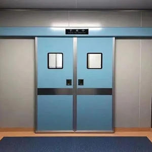 Hoge Kwaliteit Ziekenhuis Deur Modulaire Operatiekamer Deur Hermetische Automatische Schuifdeur Met Voet Schakelaar Touchless Sensor - Product Image 3
