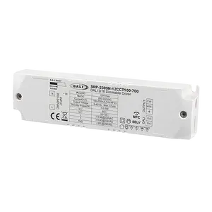 Controladores DALI NFC DT6/DT8, 10W,12W,15W,25W,45W,65W Controlador LED habilitado DALI DT8/DT6 NFC (corriente constante)