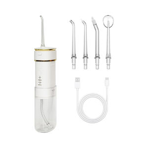 Irrigador Bucal Eléctrico Portátil de 180 ml, Hilo Dental Ajustable para Dientes/Brackets, Limpiador Dental con Batería - Product Image 1