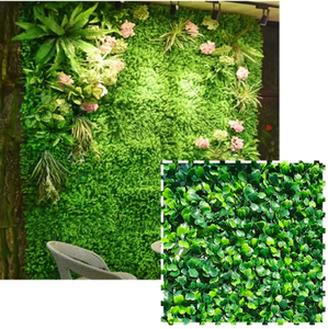 El mejor <span class=keywords><strong>precio</strong></span> plantas artificiales de follaje de Milán plástico 40*60cm 50*50cm para césped de pared decoraciones de plantas verdes con árboles hierba - Product Image 1