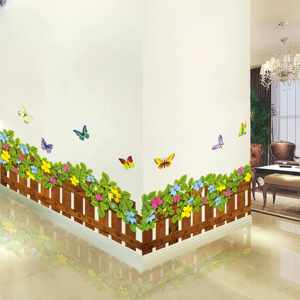 Carta da parati <span class=keywords><strong>arcobaleno</strong></span> piena di fiori colorati all'ingrosso 3d sfondo decorativo <span class=keywords><strong>adesivo</strong></span> da parete personalizzato di grandi dimensioni - Product Image 1