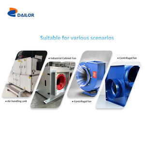 Moteur à aimants permanents CC sans balais 1/3 CV, efficacité IE3, étanchéité IP54, double tension 115V 230V pour ventilateurs industriels - Product Image 4