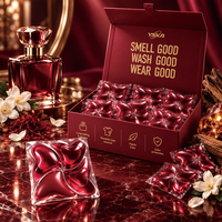Boîte cadeau de parfum de luxe romantique à faible MOQ, dosettes de lessive parfumées longue durée pour les nouvelles marques et les boutiques de cadeaux