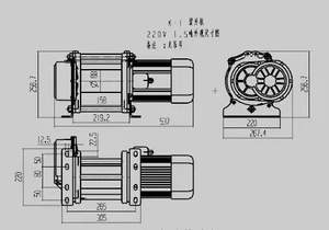 500kg - 3ton <span class=keywords><strong>cm</strong></span> Lodestar elektrikli vinç Mini tel halat çekerek kaldırma vinci küçük elektrikli kasnak kaldırma - Product Image 5