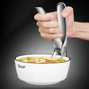 Pince de cuisine en acier inoxydable 304 anti-brûlure pour bols, casseroles et assiettes chaudes, modèle Syh234, vente en gros - Product Image 5