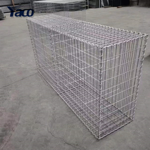 <span class=keywords><strong>YACO</strong></span> Gabion soudé galvanisé à chaud 30x30x100cm, maille carrée 4mm, fil de fer galvanisé, assemblage facile, haute résistance à la traction - Product Image 1