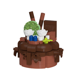 Mekanism Sweet Bakery Cupcake Building Blocks 100-200 pièces, jouet éducatif pour enfants de 5 à 14 ans - Product Image 5