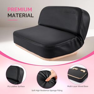 Reposabrazos Ajustable para Uñas Acrílicas, Plegable, Profesional, de Cuero PU, Soporte para Manicura - Product Image 2