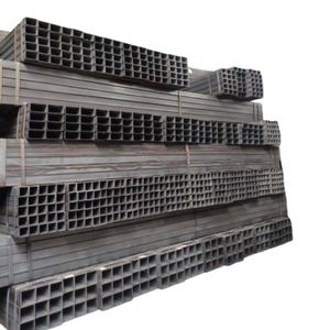 Chine Usine Q235B Matériaux Sections Creuses Noires Tube En <span class=keywords><strong>Acier</strong></span> Soudé Carré et Rectangulaire - Product Image 2