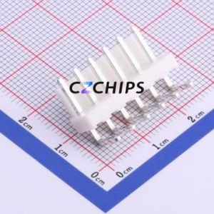 HX39601-6WAG Wire-to-<b>Board</b> <b>Pin</b> Header Bent Lead Through Hole,P=3.96mm Connector 1x6P 3.96mm Right Angle Insert VH - Product Image 1