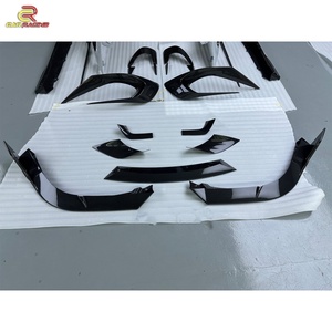 Dry Carbon Fiber BatFury Aero New Style Auto Parts Body Kit Hood Front Lip Rear <b>Diffuser</b> Side Skirt for F-errari 296 GTB Bodykit - Product Image 3