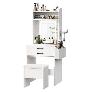 Tocador con Panel Iluminado de Alta Calidad, Duradero, Simple, Práctico y de Tamaño Pequeño para Dormitorio, Venta al por Mayor de Fábrica - Product Image 5