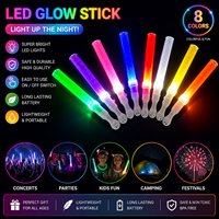 Bâtons lumineux LED clignotants 3 modes en gros, bâtons lumineux à points pour fête, réutilisables, colorés, en plastique, pour enfants, pour Halloween